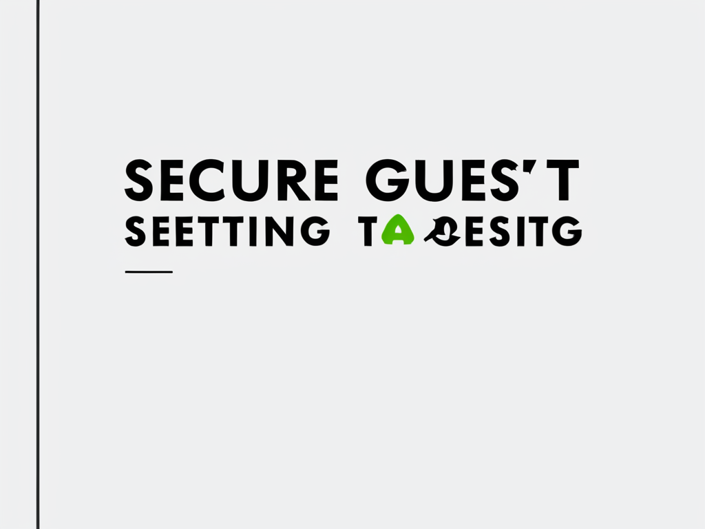 Featured image for blog post: Secure Your Guests: A Step-by-Step Guide to Setting Up a ...